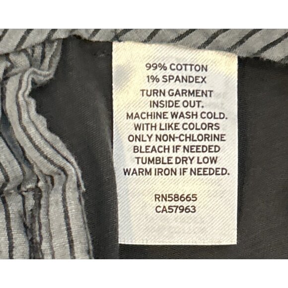 Caslon Cotton Blend Twill Shorts Grey Ebony Size 16 NWT - Picture 6 of 9